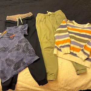 H & M tops + Cat & Jack joggers